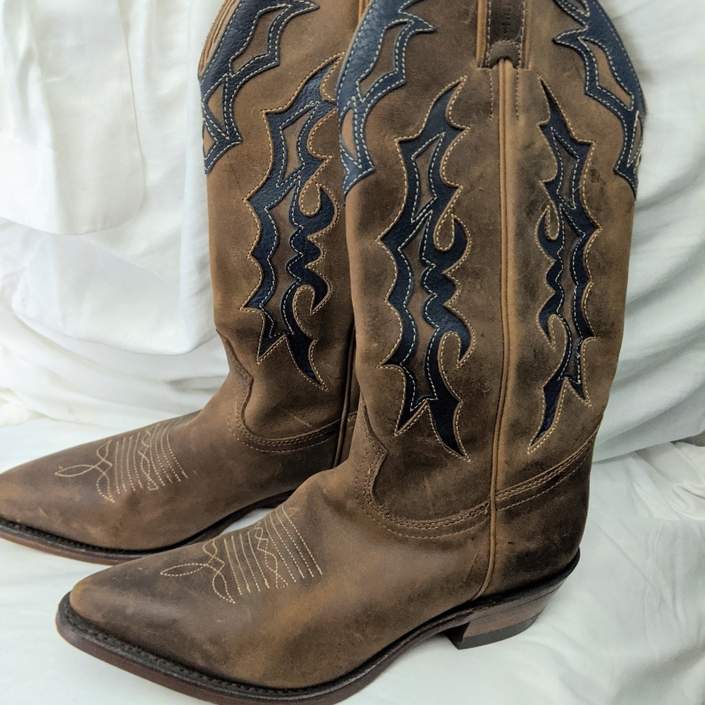 Women's Boulet Cowboy Boots, Size 8, Width C